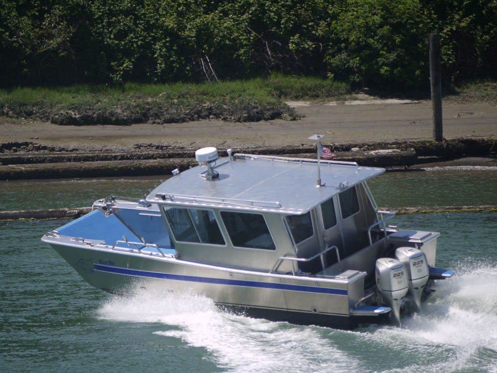 aluminum catamaran fishing boat