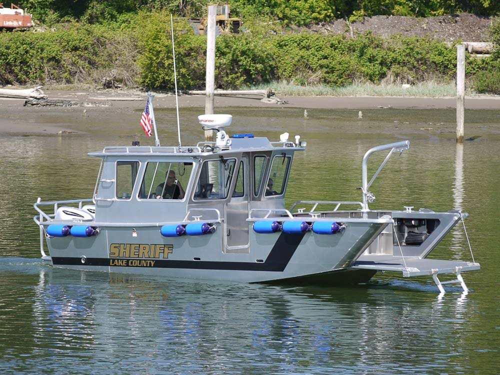 aluminum catamaran fishing boat