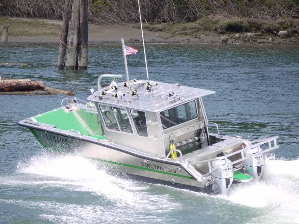 aluminum catamaran fishing boat