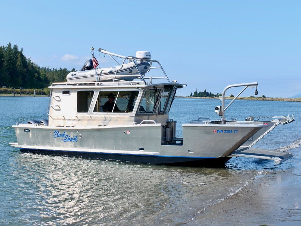 aluminum catamaran fishing boat