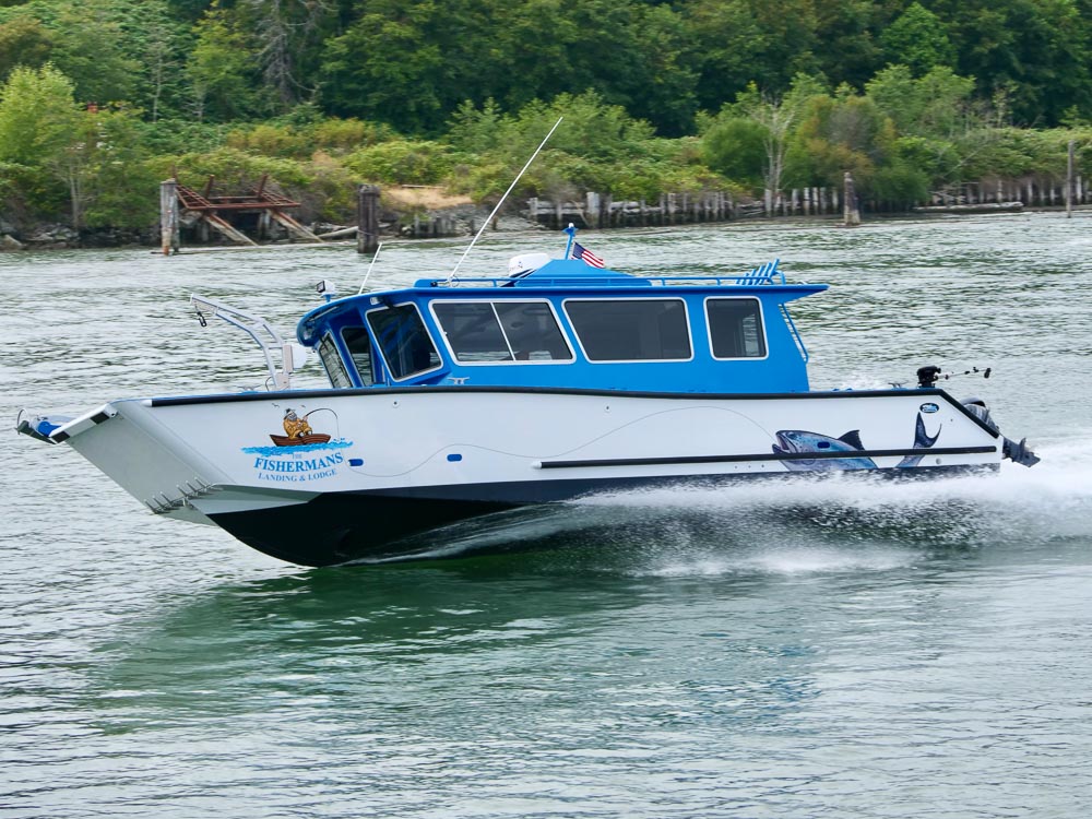 small aluminium catamaran