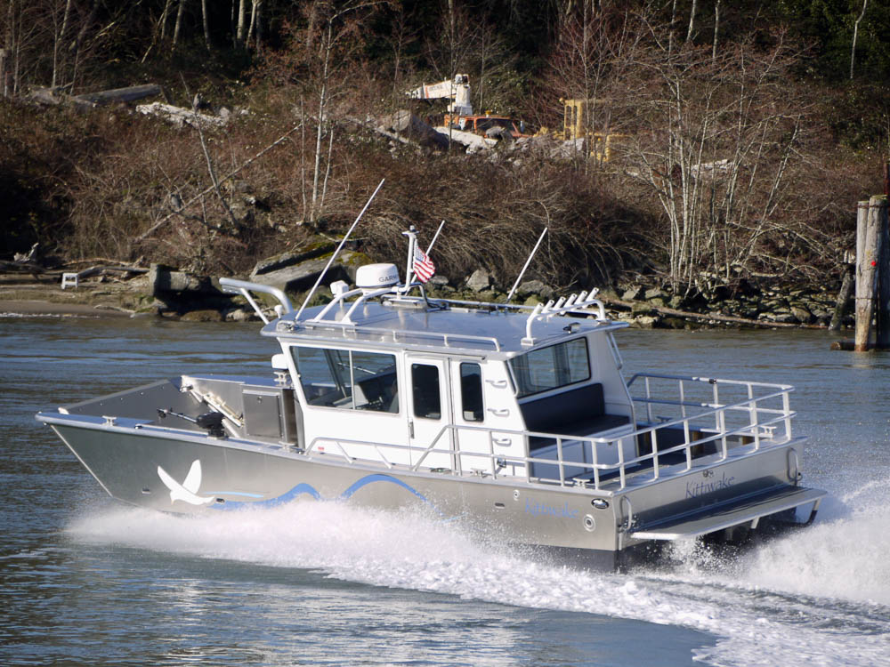 small aluminium catamaran