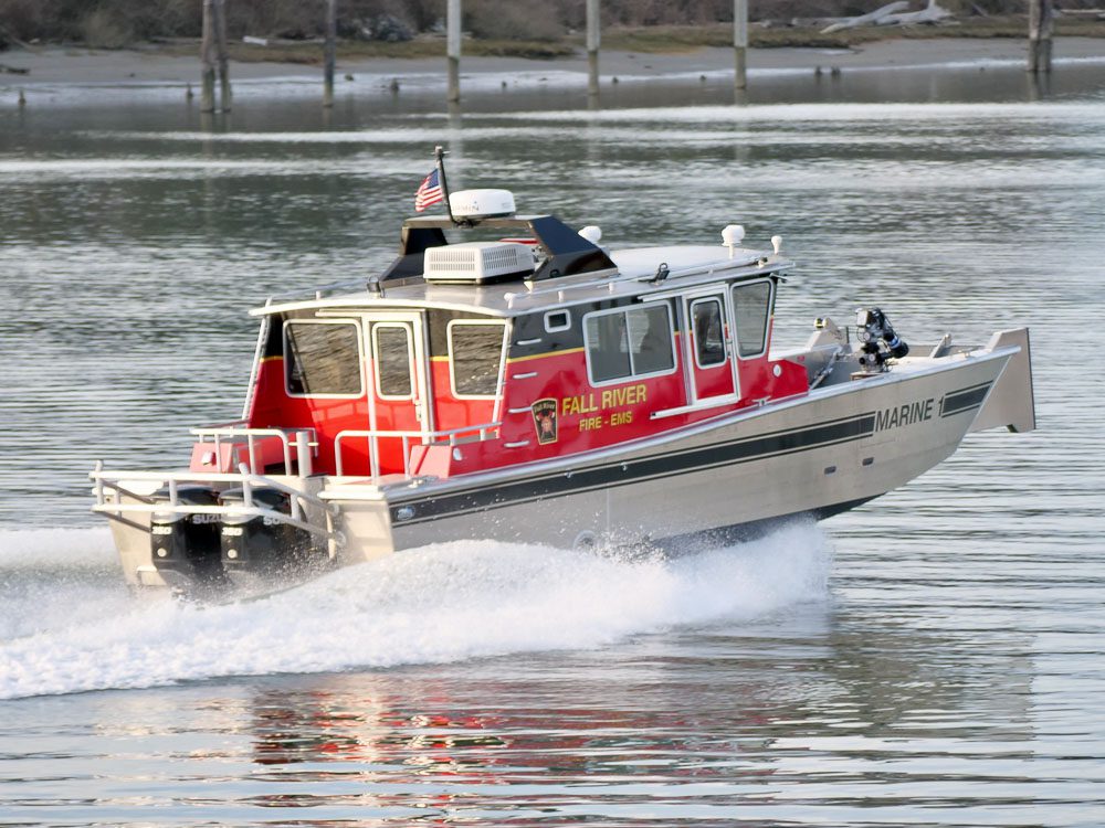 Fire Boat Alaska Valdez Fire Department Alyeska Marine SCUBA EMS Fire Rescue Uni 