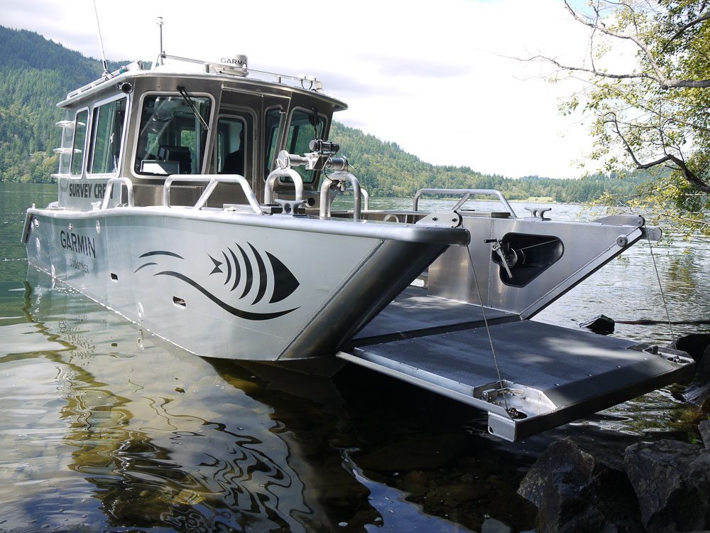 welded aluminum catamaran boats