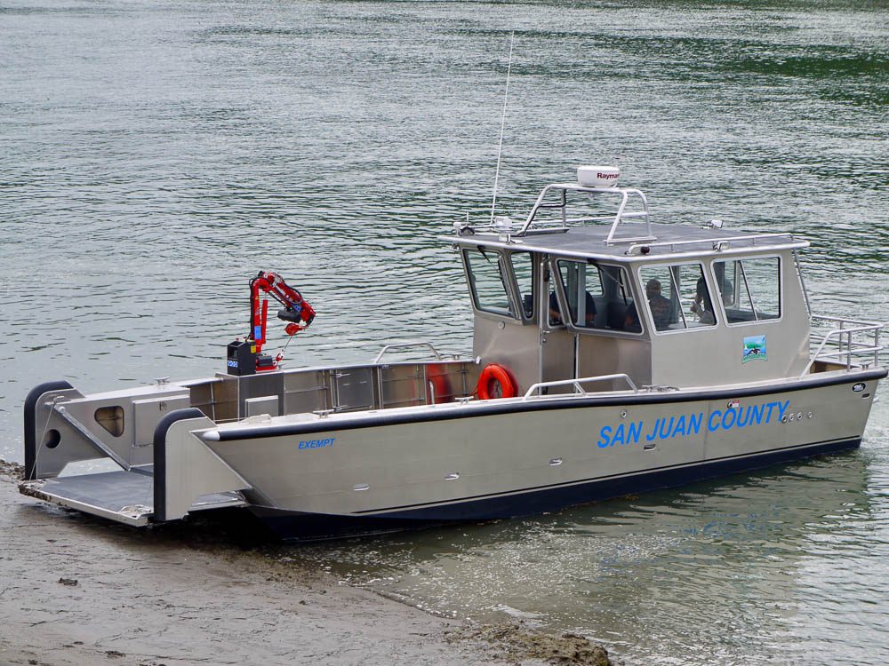 aluminium catamaran workboat