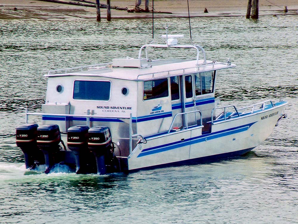 35 ft catamaran fishing boat