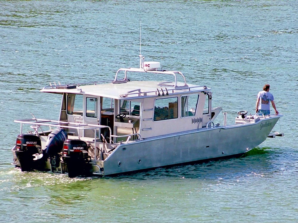 35 ft catamaran fishing boat