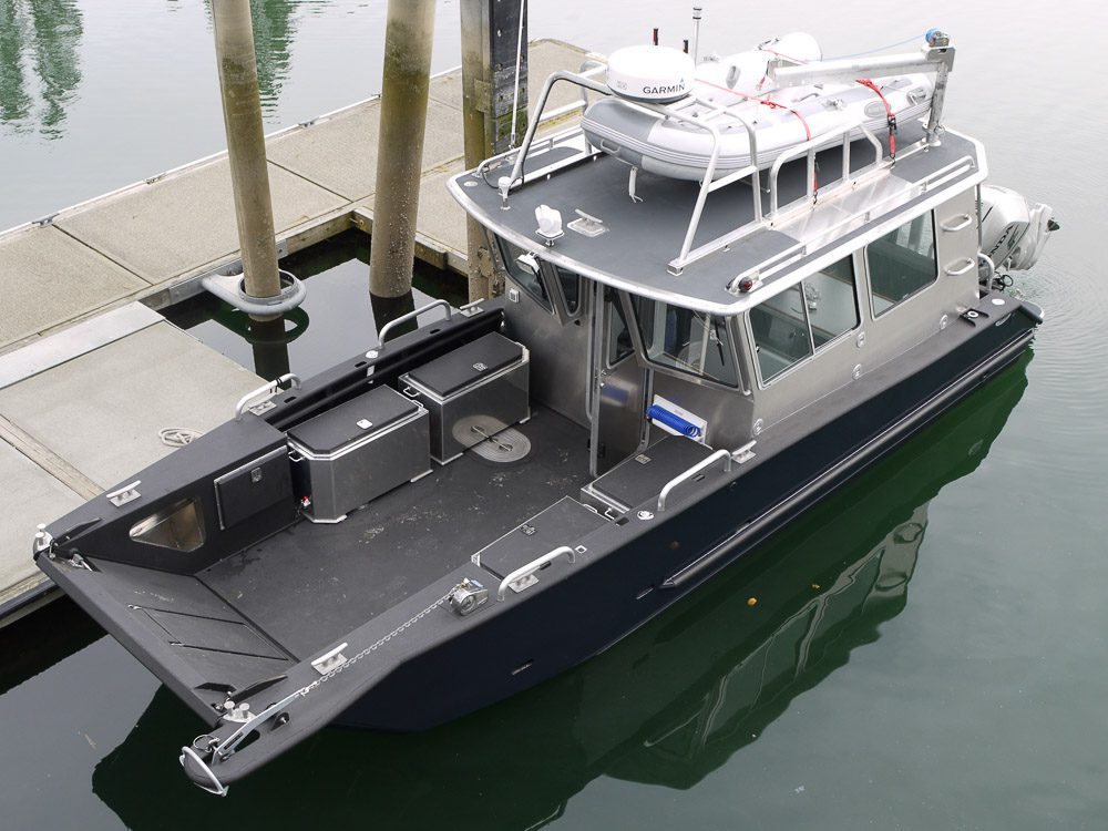 aluminum catamaran fishing boat