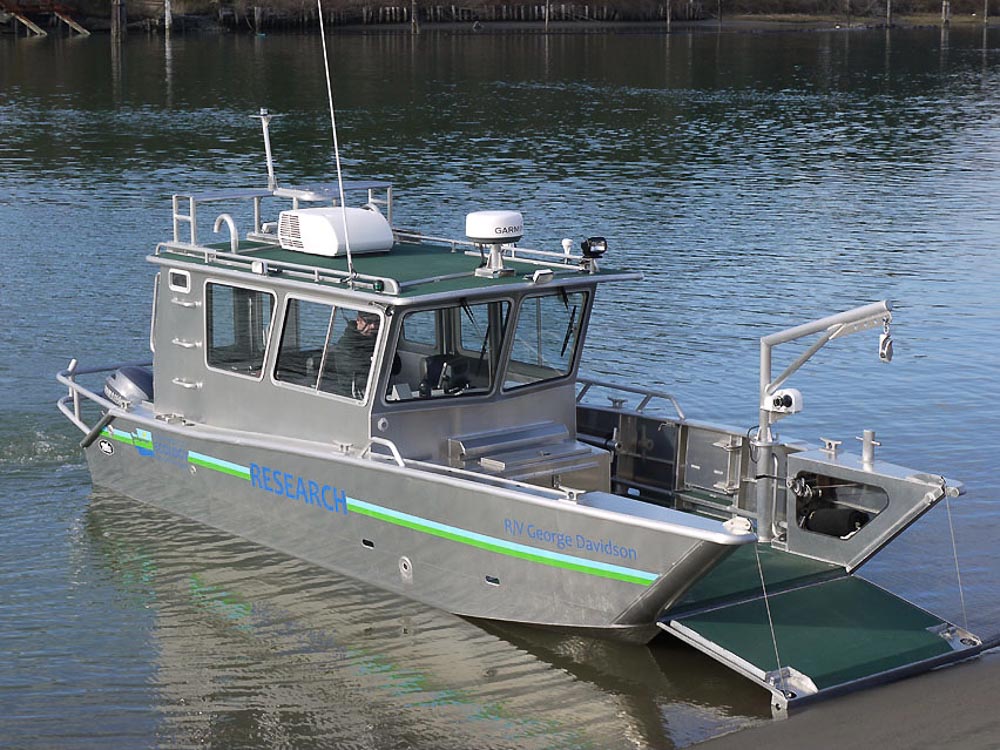 welded aluminum catamaran boats