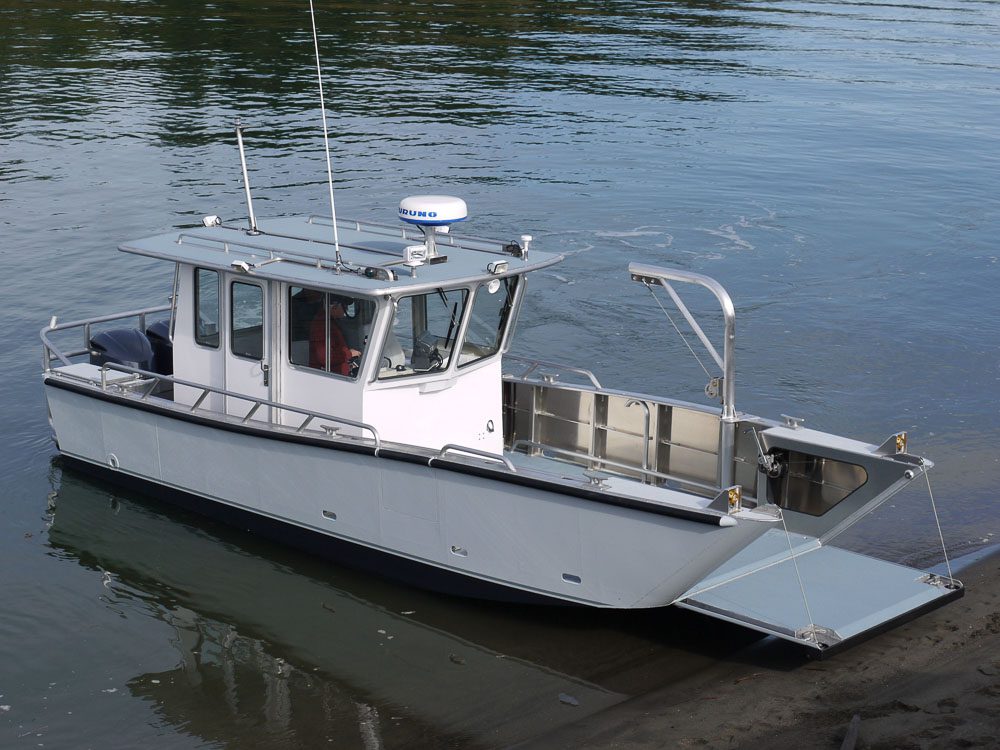 aluminum catamaran fishing boat