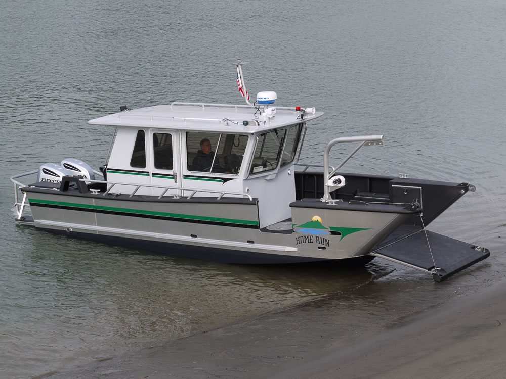 aluminum catamaran fishing boat