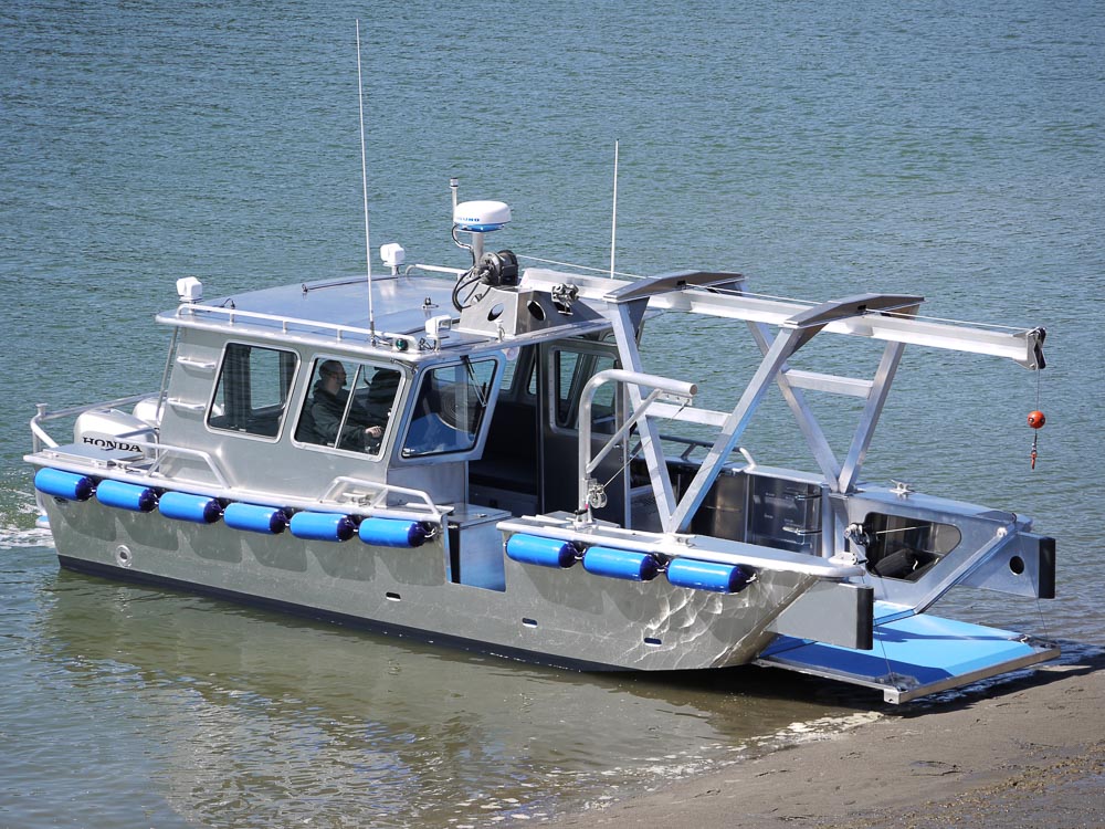 aluminum catamaran fishing boat