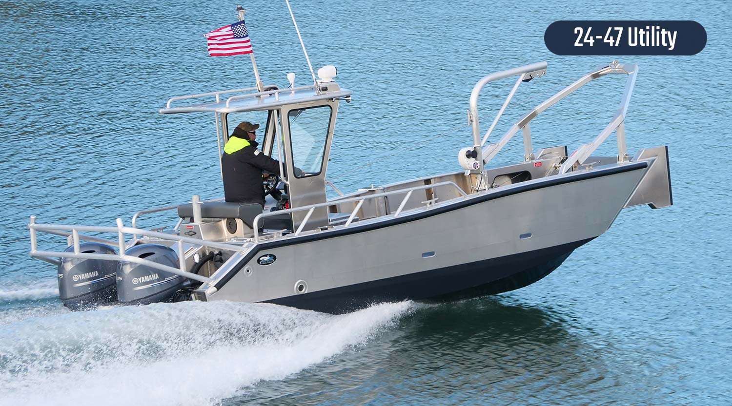 Munson 24' Series / Custom welded aluminum boats.