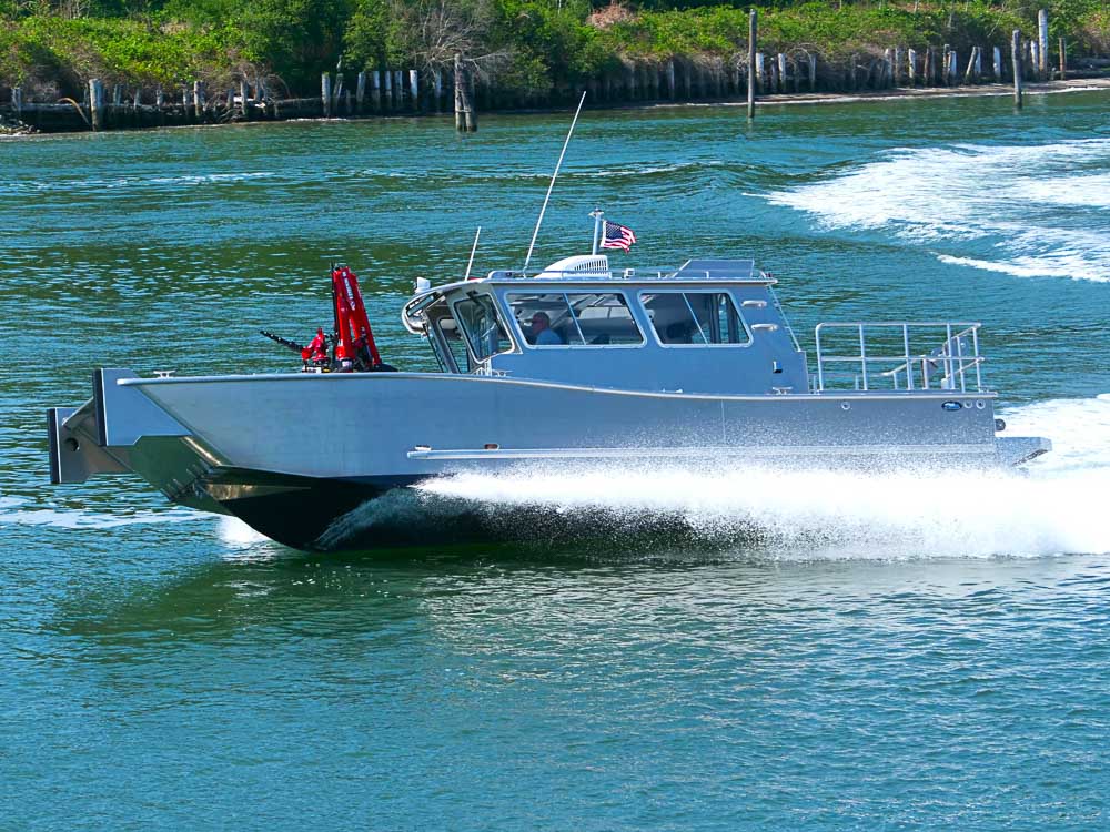 aluminium catamaran workboat