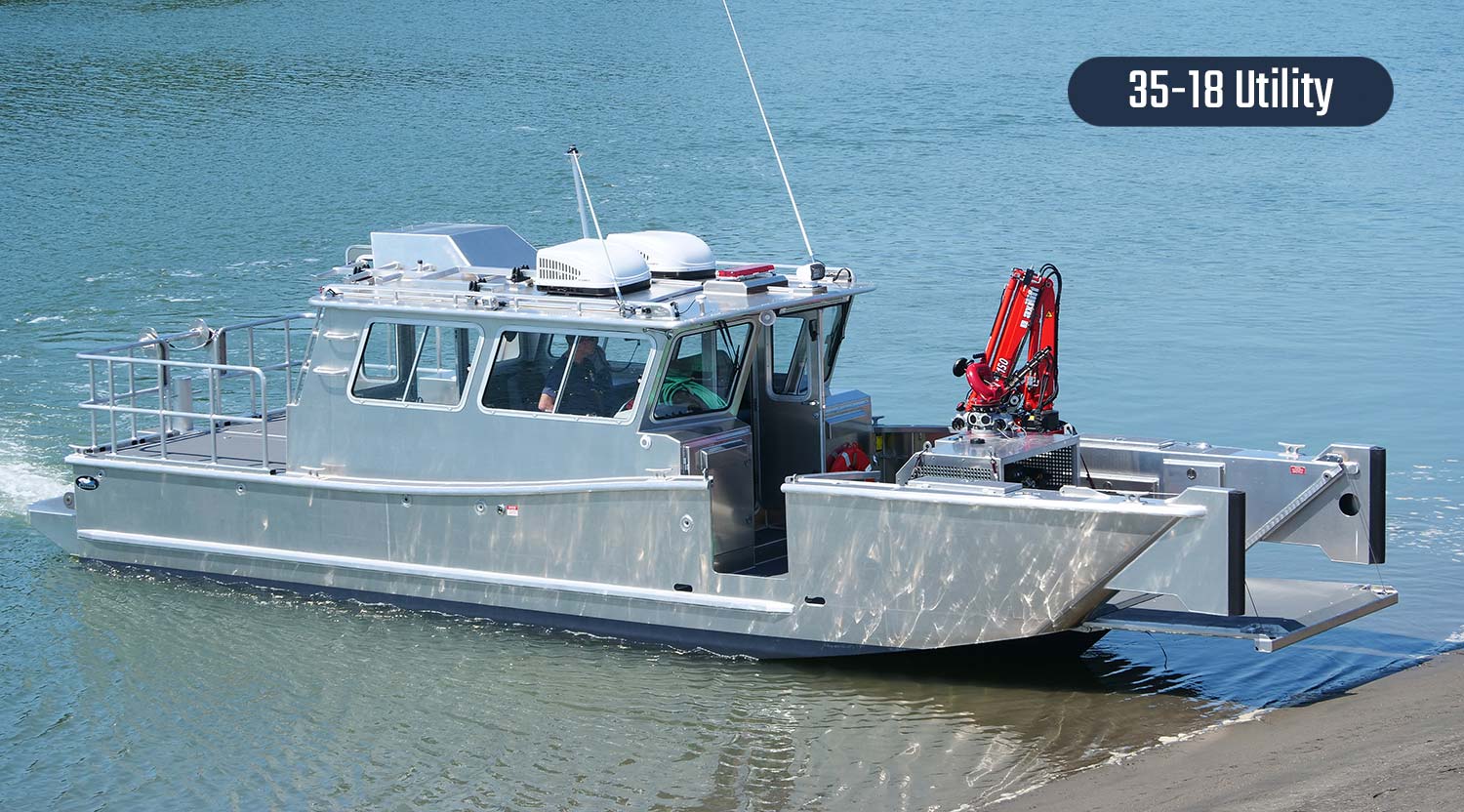 aluminium catamaran workboat